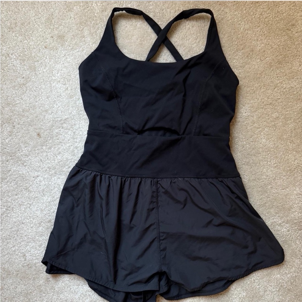 Free People Righteous Runsie Black